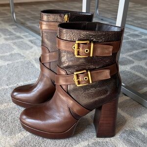 Vince Camuto Coliana Leather Boots Womens 8